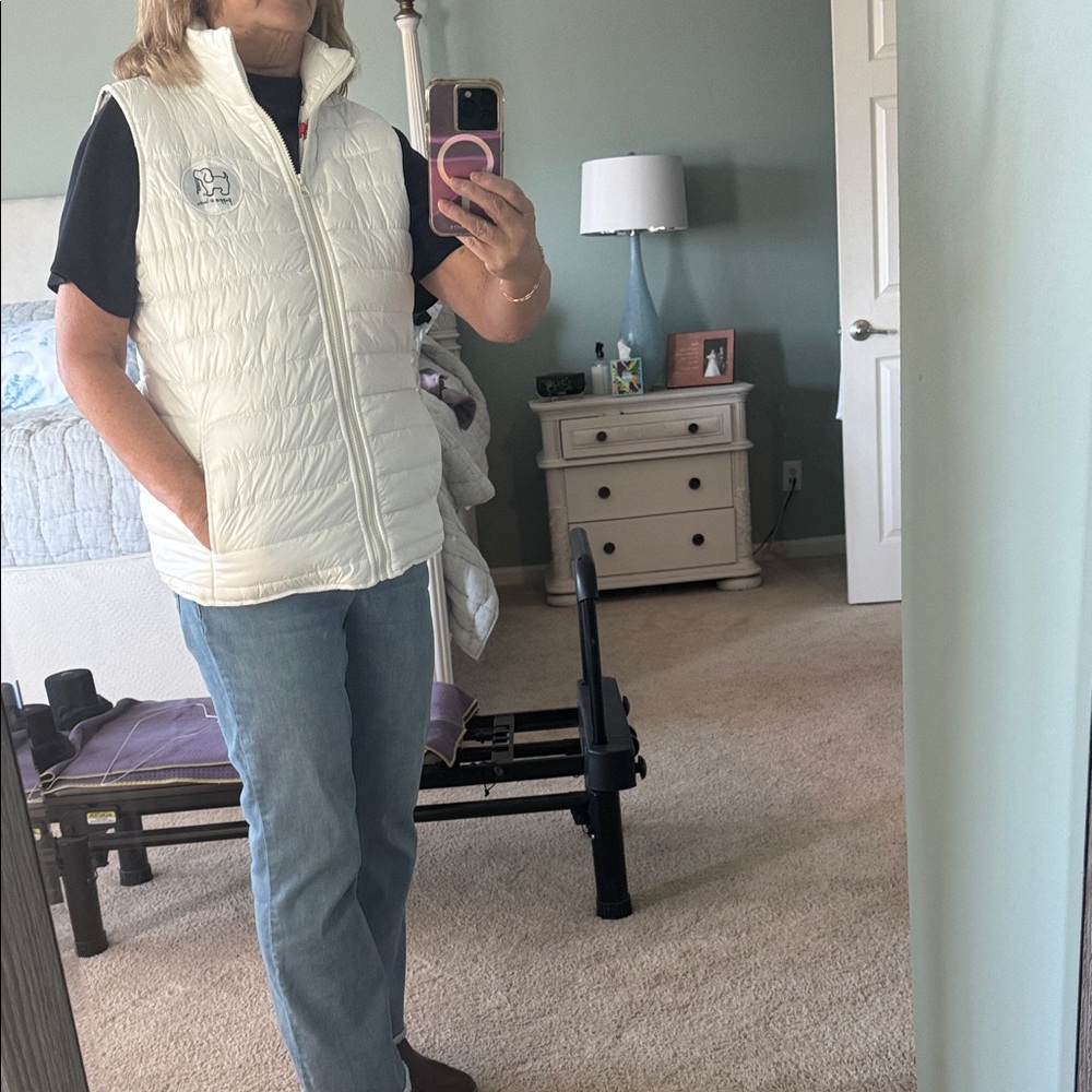 Vest by Puppie Love to help rescue dogs.